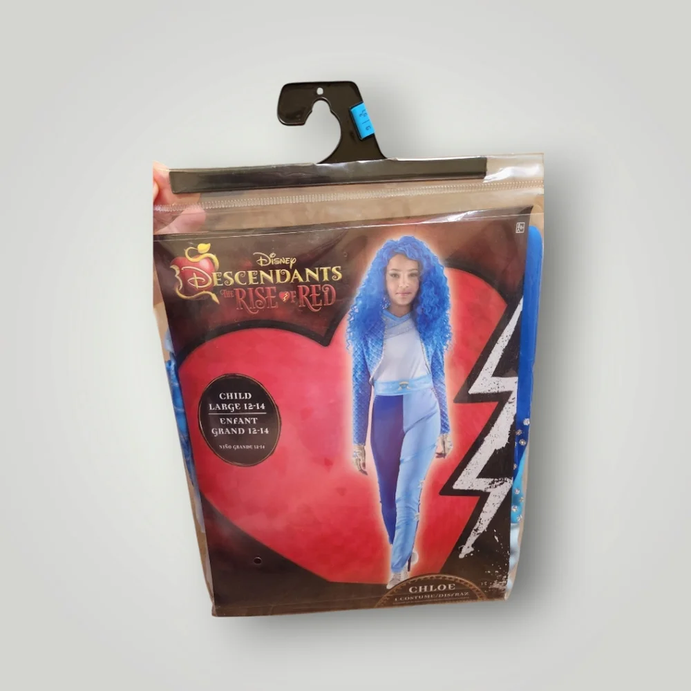 Disney Descendants 4 The Rise Of Red Chloe Halloween Costume L 12 14 - Picture 3 of 8